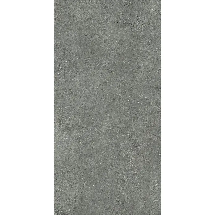 Feinsteinzeug Außen strukturierter grauer Betonoptik 60x120, R11 -  - Dunkelgraue, texturierte Oberfläche in Betonoptik.