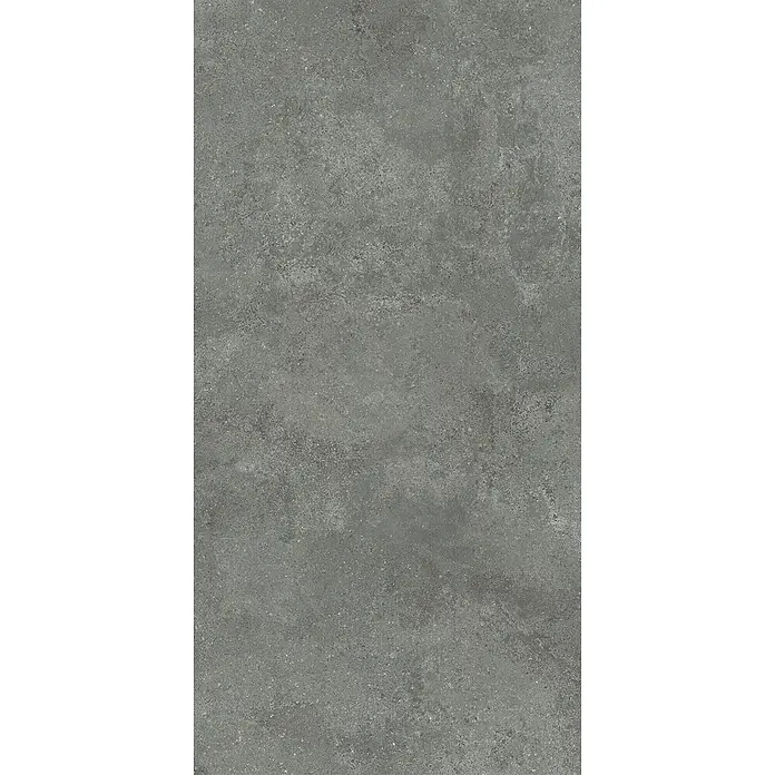 Feinsteinzeug Außen strukturierter grauer Betonoptik 60x120, R11 -  - Dunkelgraue, betonähnliche strukturierte Oberfläche.
