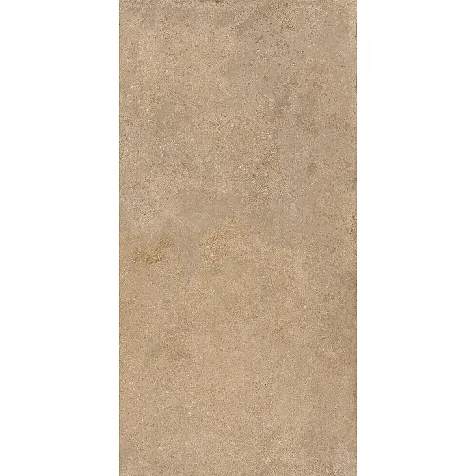 Feinsteinzeug-Fliese in strukturierter beiger Betonoptik 60x120 -  - Strukturierte hellbraune Fliese in Natursteinoptik für vielseitige Boden- und Wandgestaltung.
