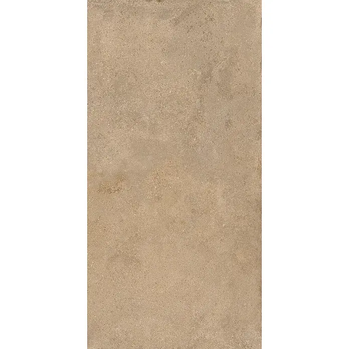 Feinsteinzeug Außen strukturierter beiger Betonoptik 60x120, R11 -  - Hellbraune, strukturierte Stein- oder Betonfliese.
