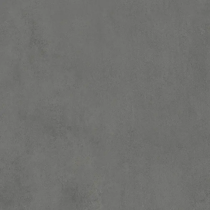 Feinsteinzeug in spachtelartiger schwarzer Harzoptik 80x80 - Ital. Fliesen -  - Dunkelgraue, texturierte Oberfläche mit feiner, rauer Struktur, ähnlich Beton oder Stein.