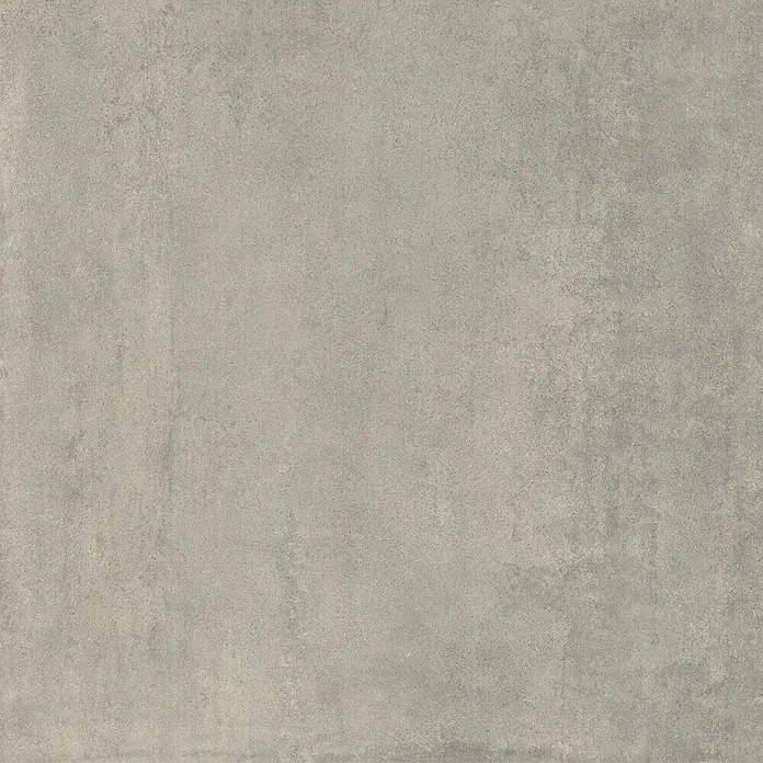 Feinsteinzeug in zeitgenössischer grauer Betonoptik 60x60 - Ital. Fliesen -  - Graue Fliese in Betonoptik mit subtiler, texturierter Oberfläche für Boden- oder Wandverkleidung.