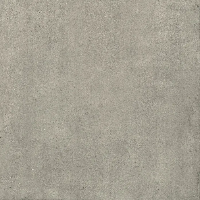 Feinsteinzeug in zeitgenössischer grauer Betonoptik 60x60 - Ital. Fliesen -  - Strukturierte graue Betonoptik-Oberfläche, ideal für moderne Böden oder Wände im Industriedesign.