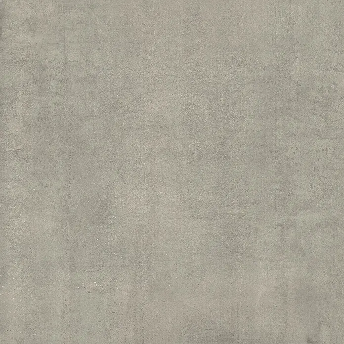 Feinsteinzeug in zeitgenössischer grauer Betonoptik 60x60 - Ital. Fliesen -  - Hellgraue, texturierte Beton- oder Steinoptikoberfläche mit natürlichen Variationen.