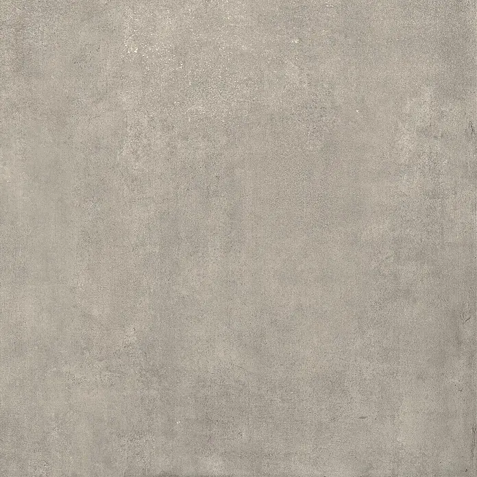 Feinsteinzeug in zeitgenössischer grauer Betonoptik 80x80 - Ital. Fliesen -  - Strukturierte Oberfläche in Grau mit Betonoptik.