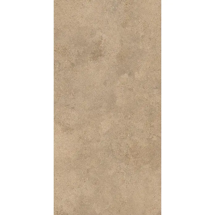 Feinsteinzeug Außen strukturierter beiger Betonoptik 60x120, R11 -  - Hellbraune, grobkörnige Beton- oder Steintextur. Ideal für Boden- oder Wandfliesen.