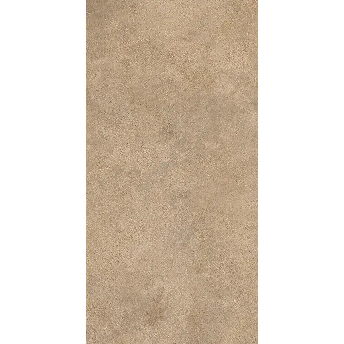Feinsteinzeug Außen strukturierter beiger Betonoptik 60x120, R11 -  - Strukturierte beigebraune Fliese mit natürlicher Sandoptik.