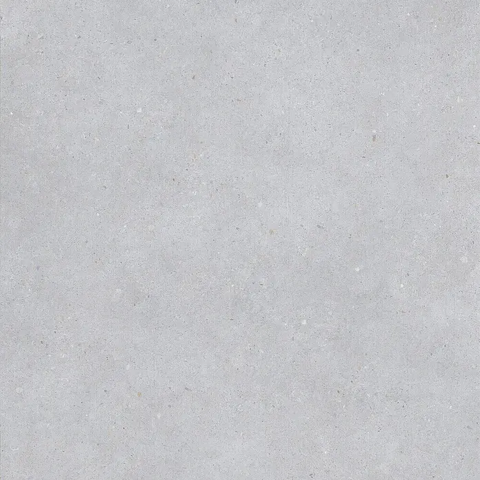 Design-Feinsteinzeug hellgrauer matter 120x120 - Italienische Fliesen -  - Hellgraue gesprenkelte Betontextur.