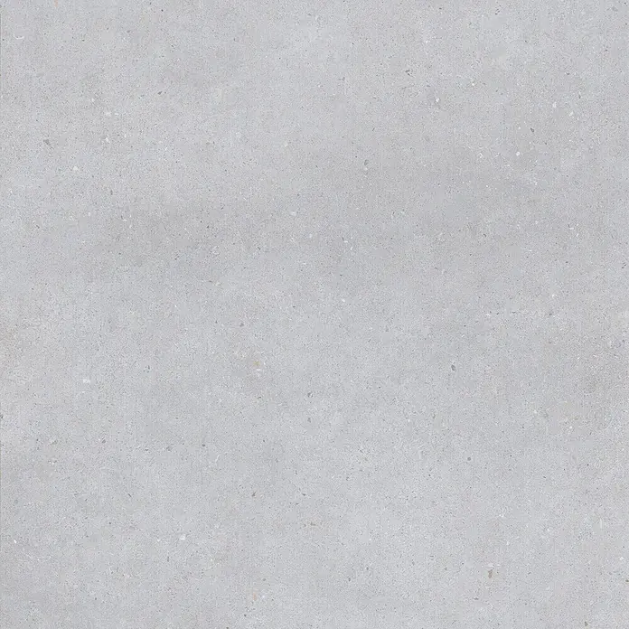 Design-Feinsteinzeug hellgrauer matter 120x120 - Italienische Fliesen -  - Hellgraue strukturierte Fliese mit feinen Sprenkeln, ideal für moderne Boden- oder Wandflächen.