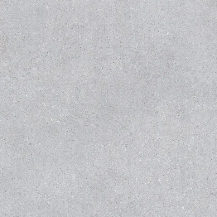 Design-Feinsteinzeug hellgrauer matter 120x120 - Italienische Fliesen -  - Hellgraue Stein-/Betontextur mit feinen Sprenkeln und hellen Äderungen.