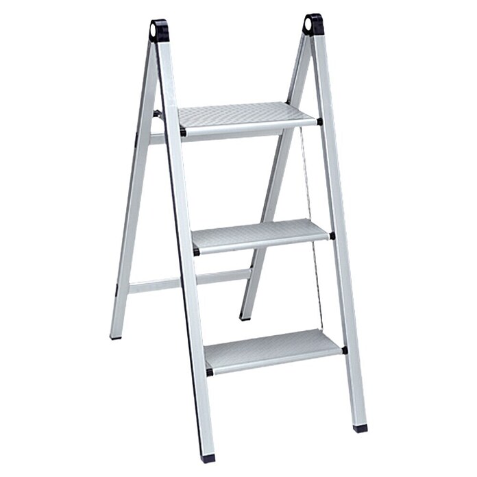 Stabilomat Basicline Huishoudtrap  Slim (3 treden, Werkhoogte: 2,75 m, Extra plat)