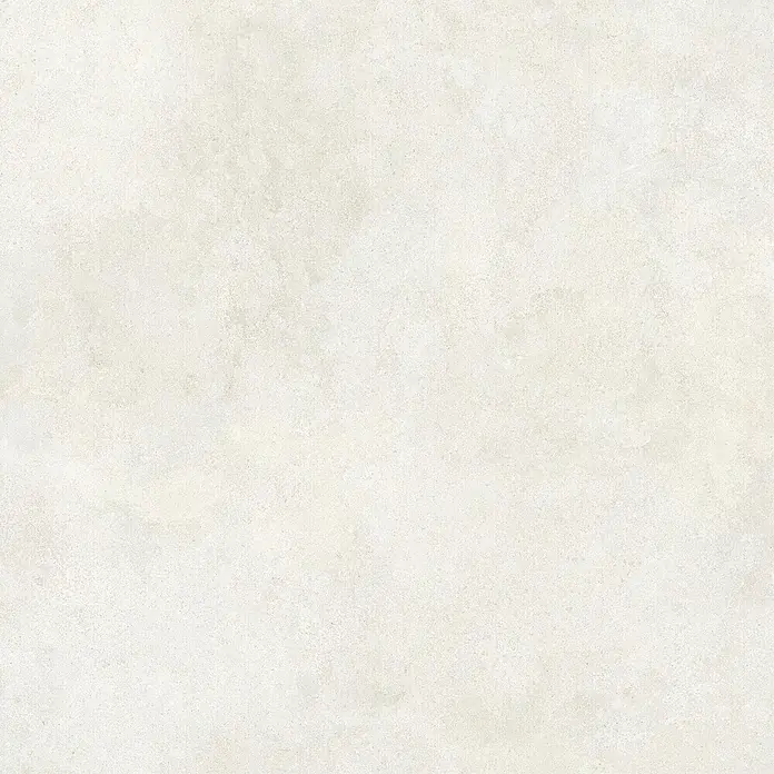 Feinsteinzeug in weißer Betonoptik 120x120 - Italienische Fliesen -  - Hellbeige betonähnliche Textur mit subtiler körniger Struktur.