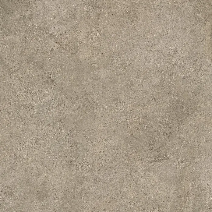 Feinsteinzeug in hellgrauer Betonoptik 120x120 - Italienische Fliesen -  - Matte, hellbraun-graue Betonoptik-Fliese, ideal für moderne Bodenbeläge.