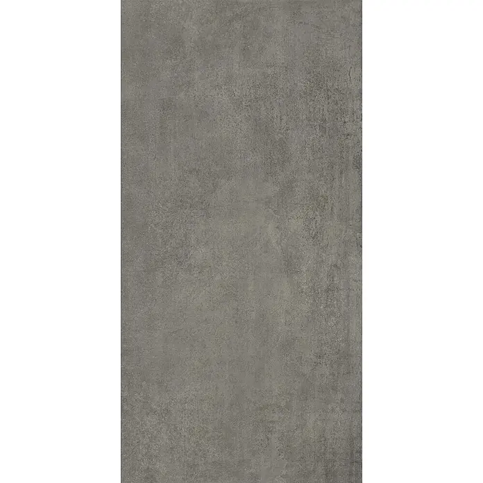 Feinsteinzeug in dunkelgrau Betonoptik 60x120 - Italienische Fliesen -  - Dunkelgraue, matte Betonoptik-Textur mit subtilen Variationen und leicht verwittertem Aussehen.