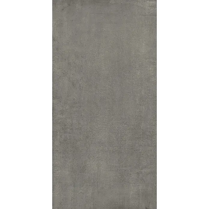 Feinsteinzeug in dunkelgrau Betonoptik 60x120 - Italienische Fliesen -  - Dunkelgraue, texturierte Betonoberfläche.
