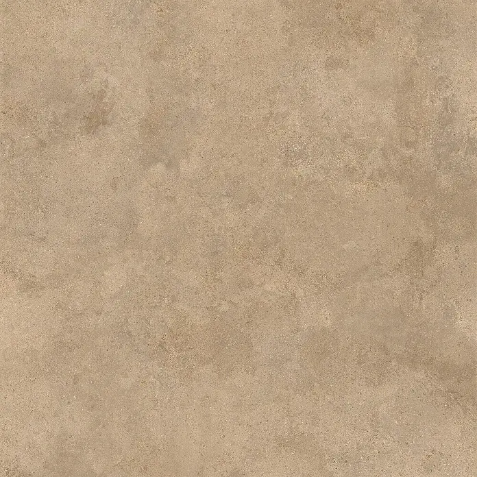 Feinsteinzeug in beiger Betonoptik 120x120 - Italienische Fliesen -  - Matte, hellbraune Fliese in Steinoptik mit subtilen Texturvariationen.