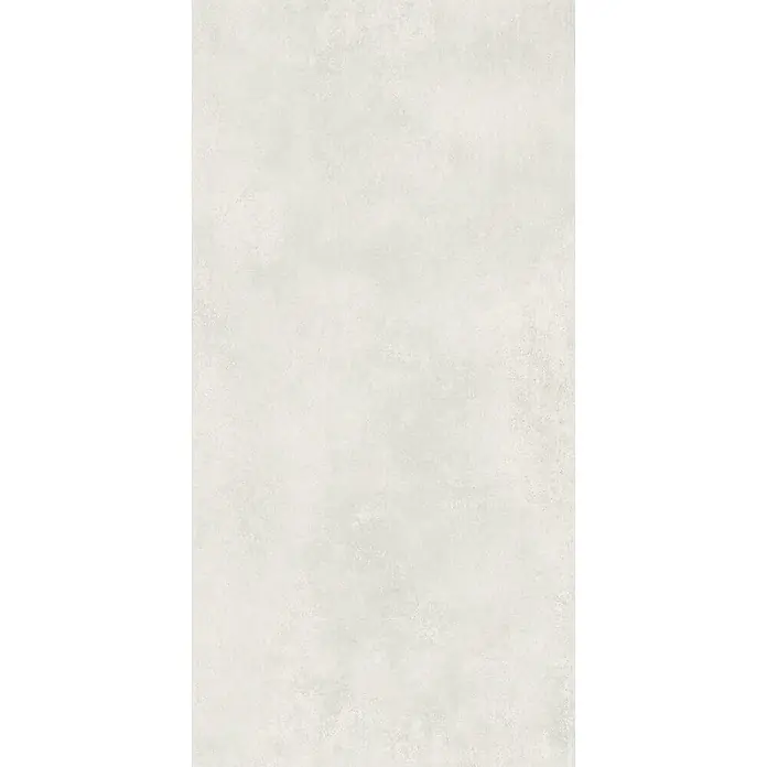 Feinsteinzeug in spachtelartiger weißer Harzoptik 60x120 - Ital. Fliesen -  - Helle beigefarbene Betonoptik-Texturfläche für Fliesen oder Wände.