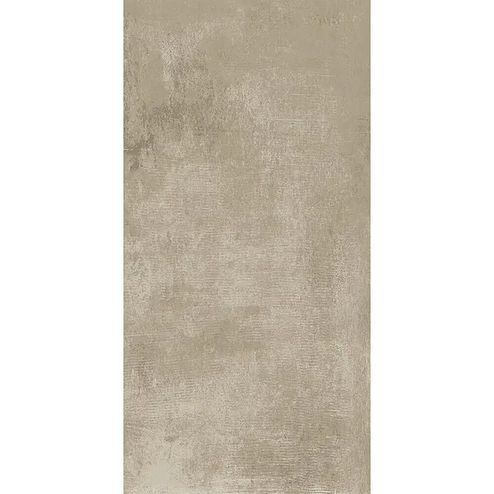 Feinsteinzeug in beiger Harzoptik 30x60 - Italienische Fliesen -  - Distressed beige-graue Fliese mit subtiler gebürsteter Textur und abgenutztem Aussehen.