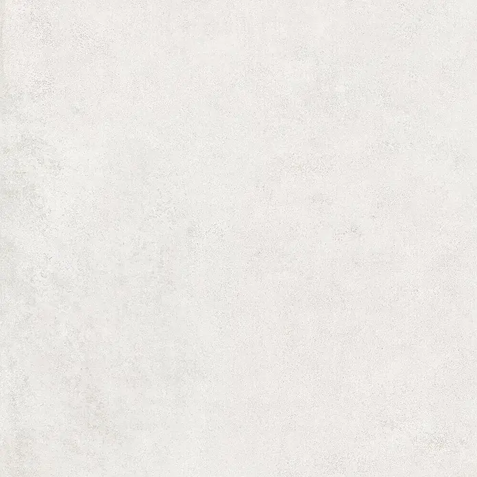Feinsteinzeug in moderner weißer Betonoptik 60x60 - Italienische Fliesen -  - Weiße/hellgraue strukturierte Oberfläche, Beton- oder Putzoptik, ideal für Wände oder Böden.