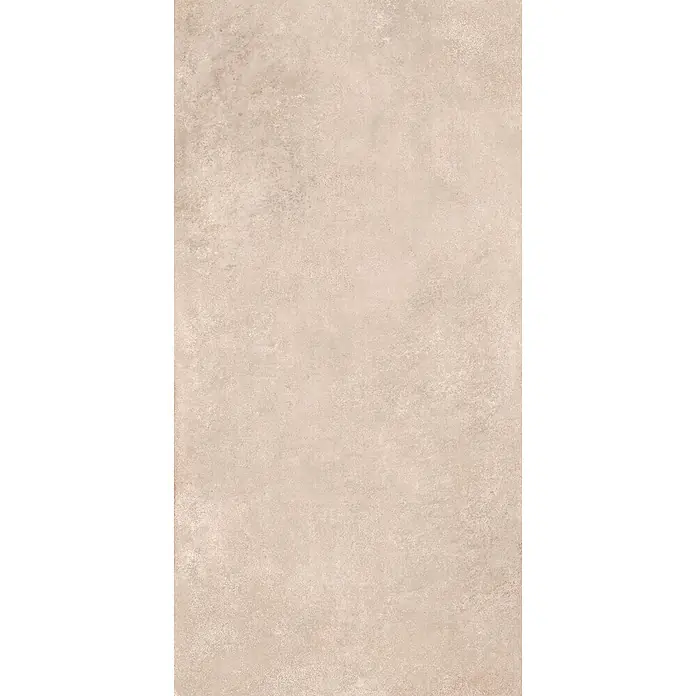 Feinsteinzeug in moderner beiger Betonoptik 60x120 - Italienische Fliesen -  - Hellbeige strukturierte Fliese mit mattem, gealtertem Finish.