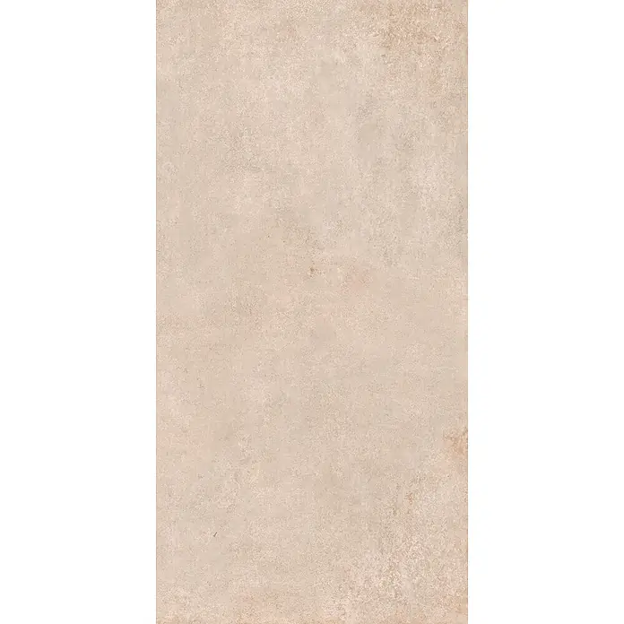Feinsteinzeug in moderner beiger Betonoptik 60x120 - Italienische Fliesen -  - Beige strukturierte Fliese mit natürlichem, mattem Steineffekt für moderne Innenräume.