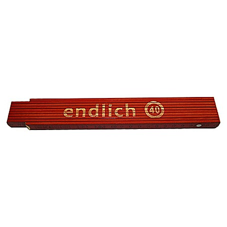 Zollstock (Aufdruck: Endlich 40, 2 m)