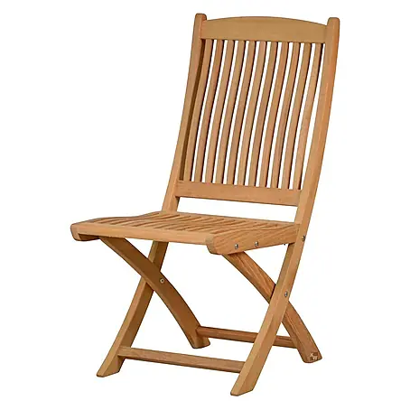 Klappstuhl Holz Teak Balkonstuhl Massivholz Gartenstuhl klappbar wetterfest