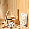 Weka Massivholzsauna 539 GTF Gr.1 Set 2 (Mit 4,5 kW Bio-Ofen mit externer Steuerung, null, 139 x 189 x 203,5 cm)