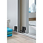 Optimum Schiebetür-Set (Weiß/Grau, 120 x 250 cm)