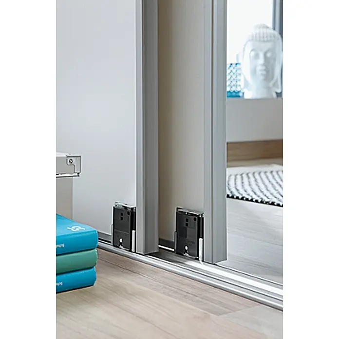 Optimum Schiebetür-Bau-Set - Weiß/Grau, 120 x 250 cm - Stimmungsaufnahme