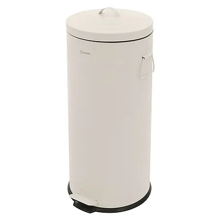 ML-Design Treteimer 30 l, Beige, Stahl