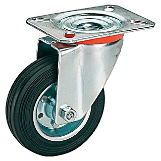 Stabilit Transportgeräterolle (Durchmesser Rollen: 250 mm, Traglast: 275 kg, Rollenlager, Mit Platte)