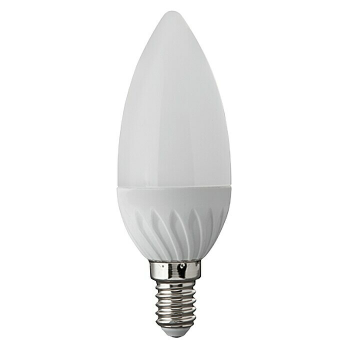 Voltolux Bombilla LED Vela (3 W, E14, Vela, Blanco cálido, Clase de eficiencia energética: A+)