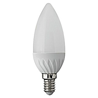 Voltolux Bombilla LED Vela (3 W, E14, Vela, Blanco cálido)