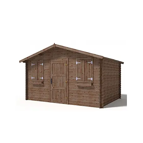 Gartenhaus, Gerätehaus 12m2 - 4x3m - 28mm - Imprägniert