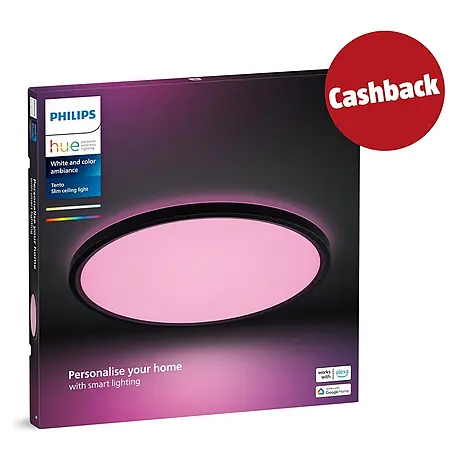 Philips Hue LED-Panel rund White & Color Ambiance Tento M