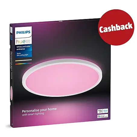 Philips Hue LED-Panel rund White & Color Ambiance Tento M