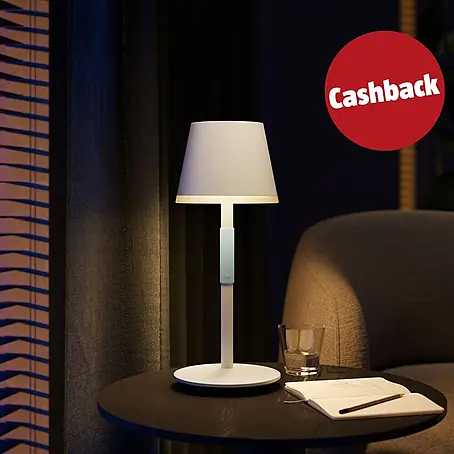 Philips Hue Akku-Tischleuchte Go Portable