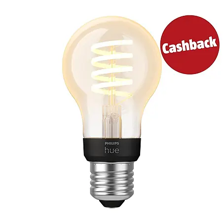 Philips Hue Smart-LED-Lampe White Ambiance Filament