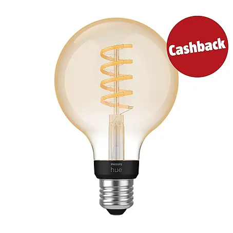 Philips Hue Smart-LED-Lampe White Ambiance Filament