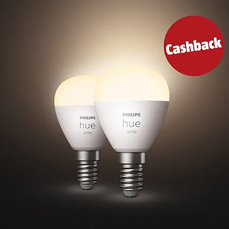 Philips Hue Smart-LED-Lampen-Set Tropfenform E14 matt