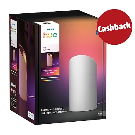 Philips Hue LED-Tischleuchte Play Wallwasher