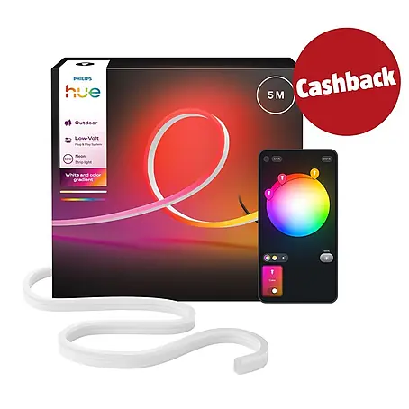 Philips Hue LED-Stripes Outdoor White and Color Gradient Neon