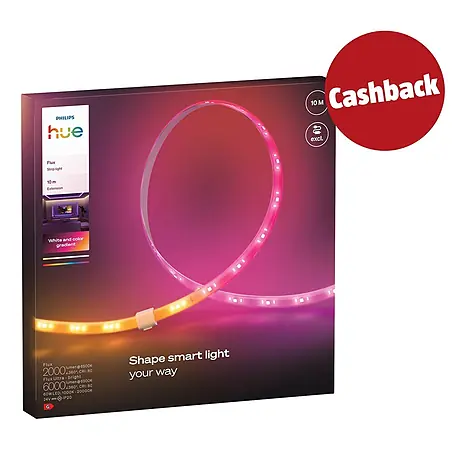 Philips Hue LED-Stripes White and Color Gradient Erweiterung Flux