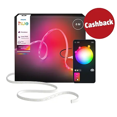 Philips Hue LED-Stripes Outdoor White and Colours Gradient Flux