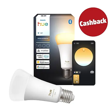 Philips Hue Smart-LED-Lampe White Ambiance 1600 matter