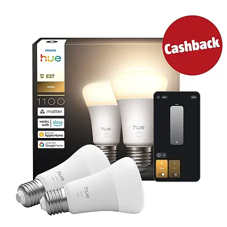 Philips Hue Smart-LED-Lampen-Set White 1100 matter