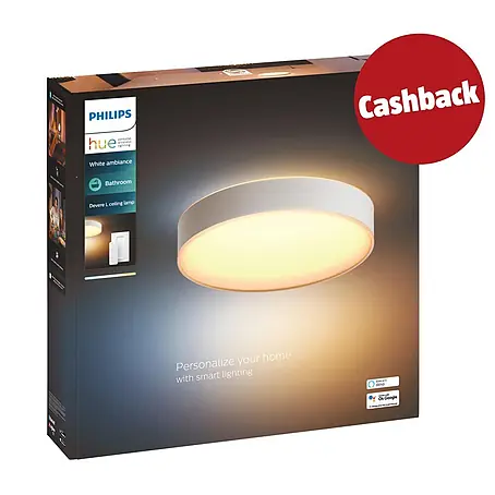 Philips Hue LED-Deckenleuchte rund Devere