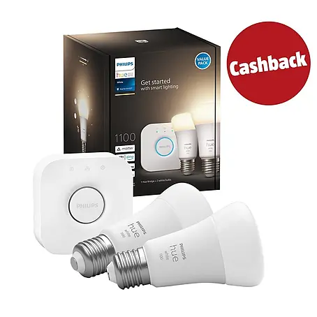 Philips Hue LED-Lampen-Set White 1100 matter mit Bridge