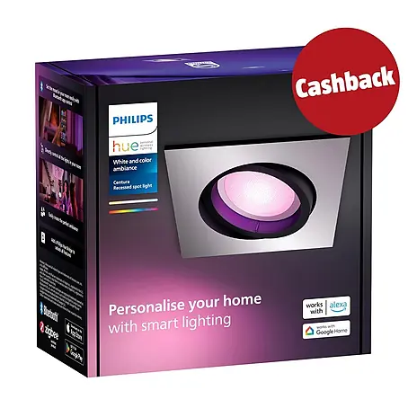 Philips Hue LED-Einbauleuchte White and Color Ambience Centura
